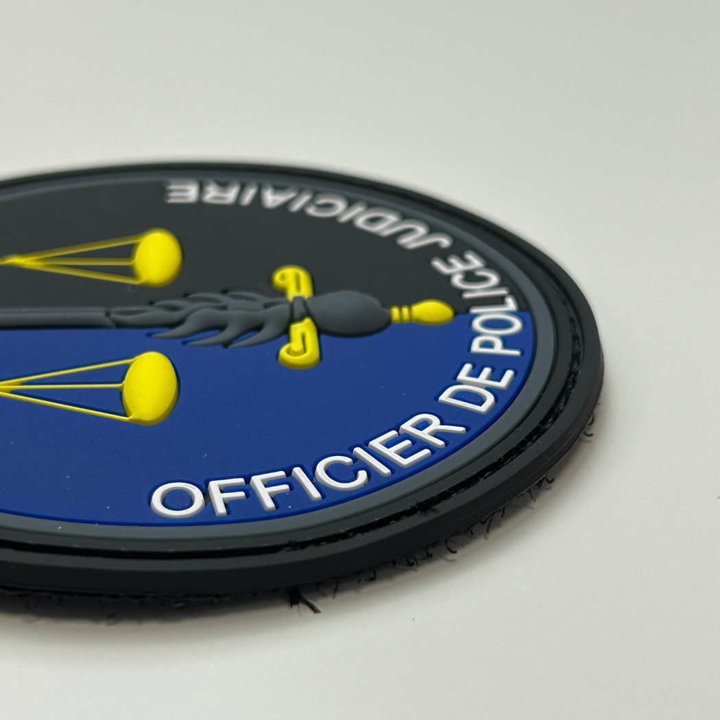 Écusson d'Officier de Police Judiciaire en PVC