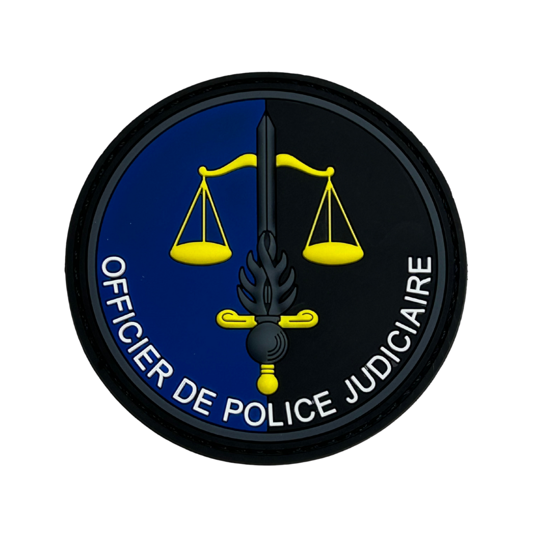 Écusson d'Officier de Police Judiciaire en PVC