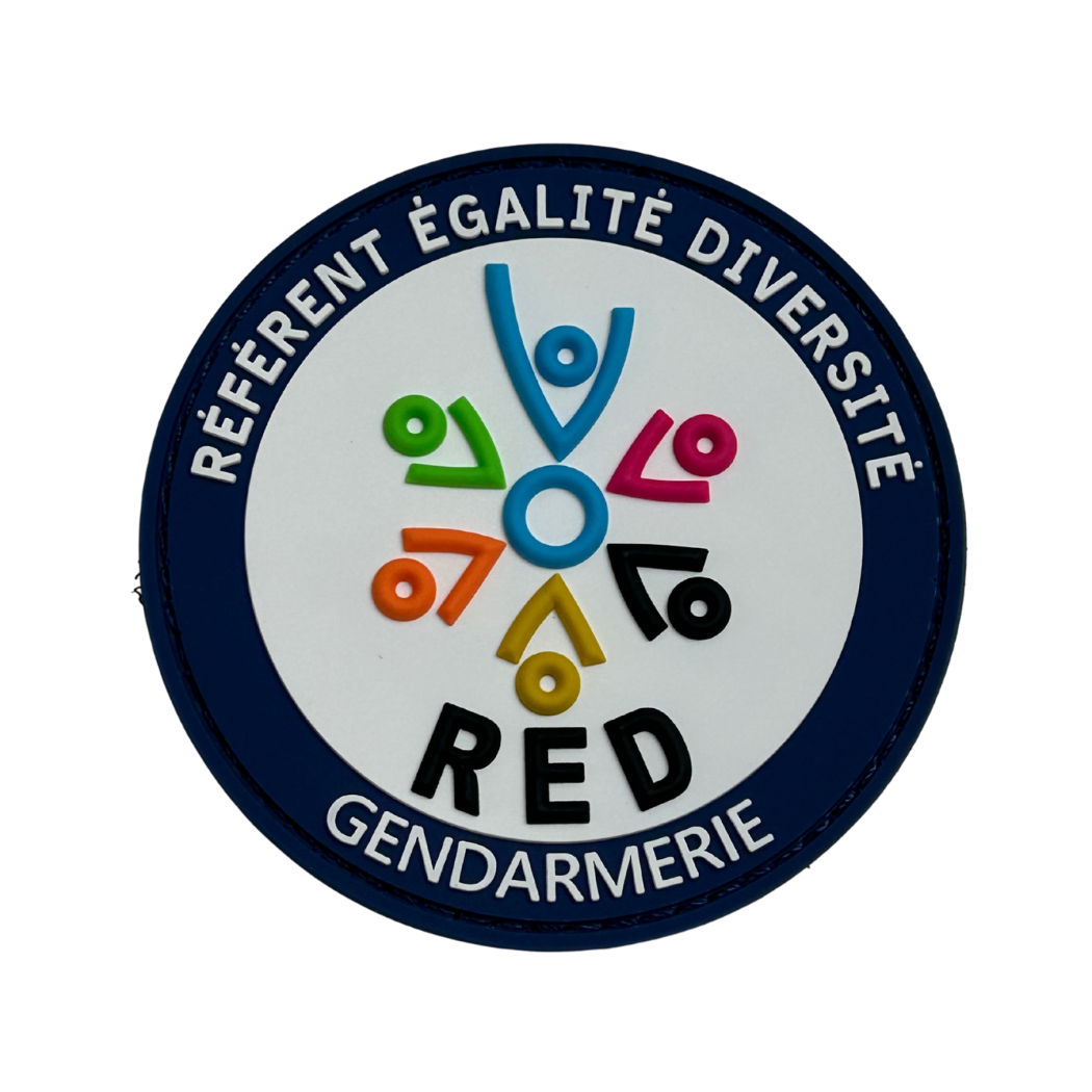 écusson référent égalité diversité gendarmerie - RED