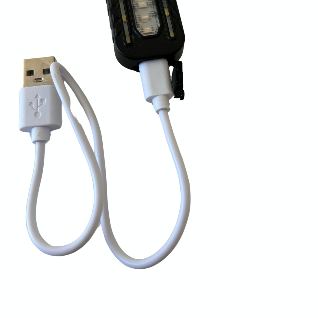 Lampe de gilet tactique - Rechargeable et clipable