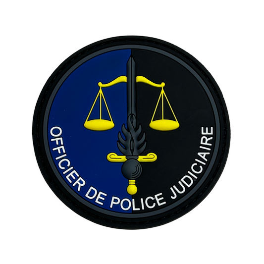 Écusson d'Officier de Police Judiciaire en PVC