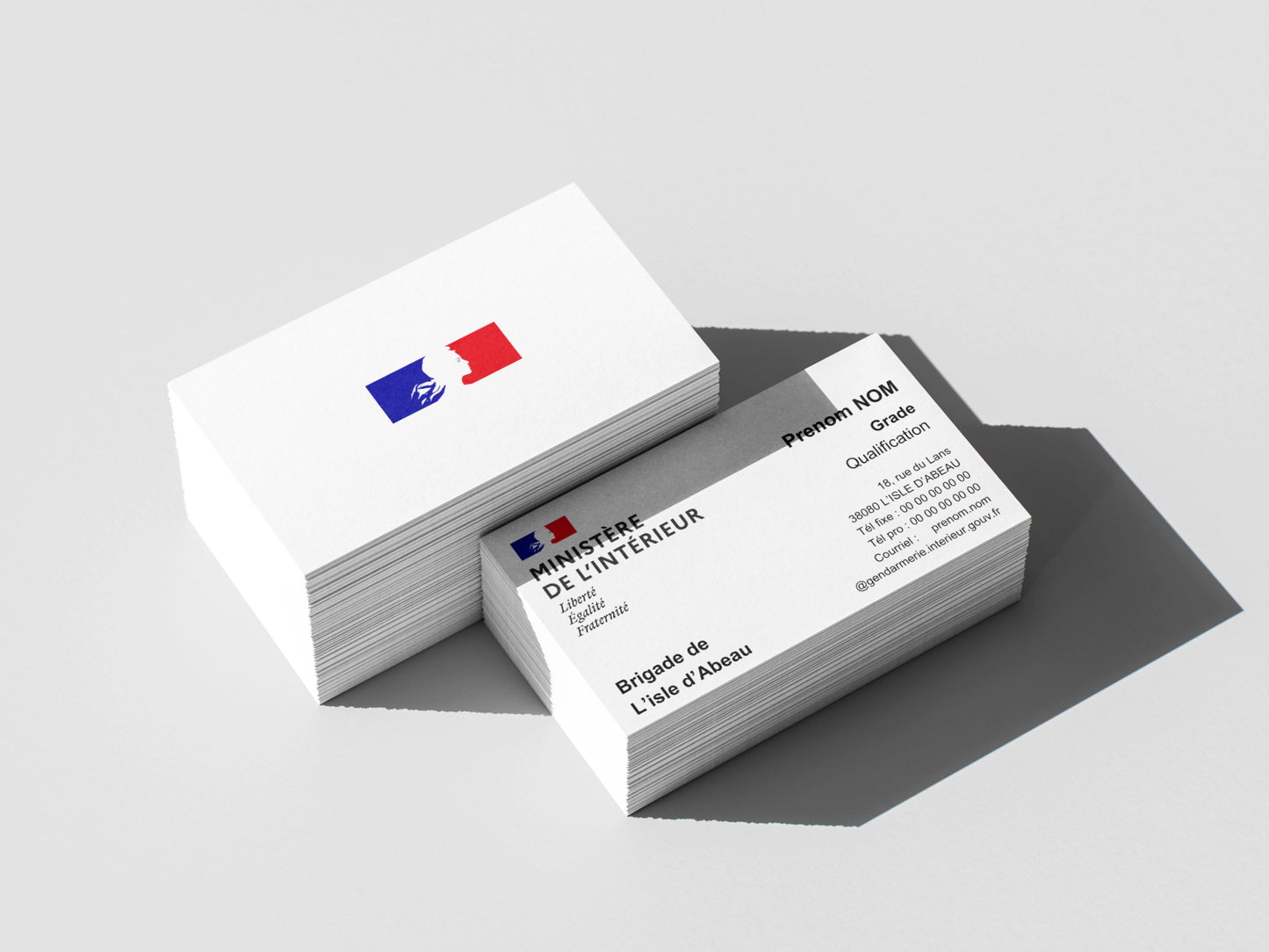 Cartes de visite personnalisées