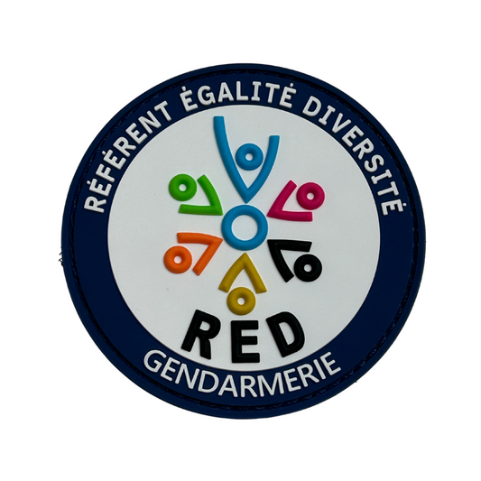 écusson référent égalité diversité gendarmerie - RED