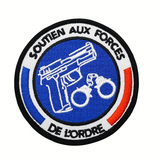 Écusson soutien aux forces de l'ordre