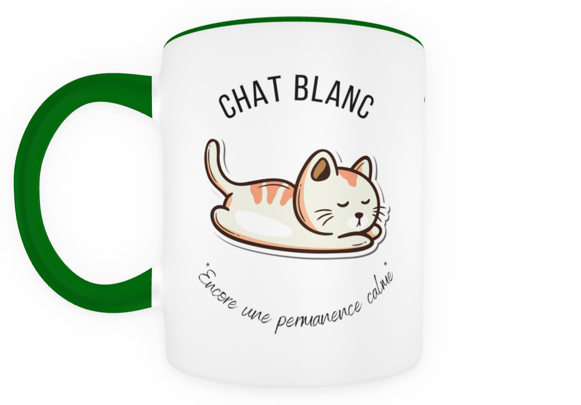 Mug Chat blanc