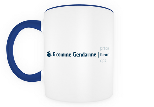 Mug G comme Gendarme