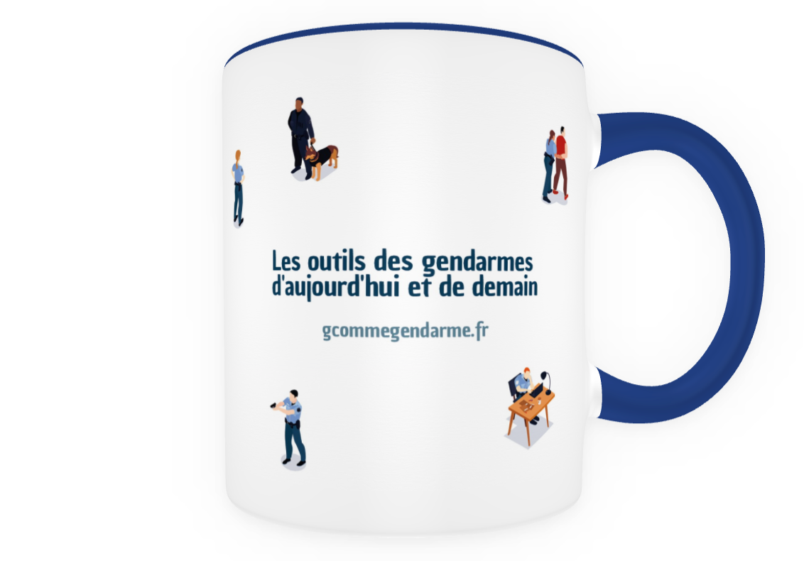 Mug G comme Gendarme