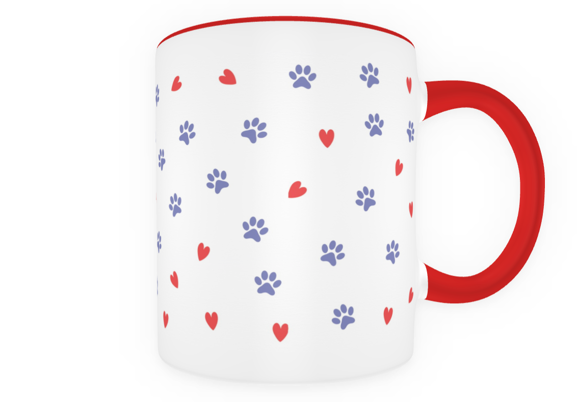 Mug « Je travaille dur pour mon chien »